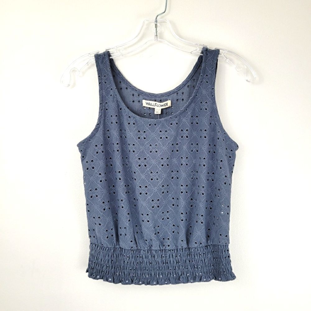 WALLFLOWER ruched waist tank top